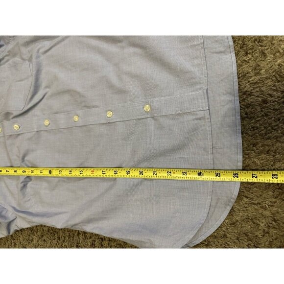 NWT Womens Duluth Trading Co Button Front Shirt Blue Casual Basic Minimalist XS - Picture 7 of 8